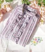 Chemise vintage à fleurs 🌷🌷, Taille 46/48 (XL) ou plus grande, Rose, Comme neuf, Manches longues