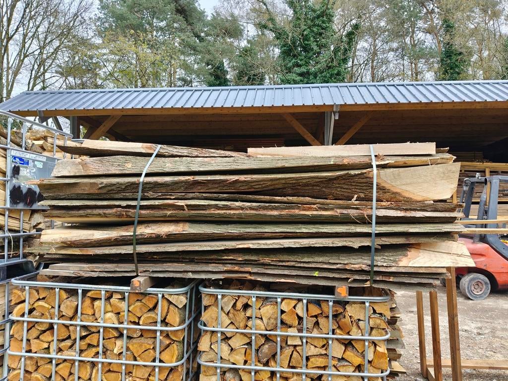 Zaagresten hardhout, 2,5 stère per pak, Tuin en Terras, Brandhout, Ophalen of Verzenden