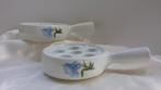 2 vuurvaste escargotbordjes in Frans porselein., Huis en Inrichting, Keuken | Servies, Ophalen of Verzenden, Zo goed als nieuw