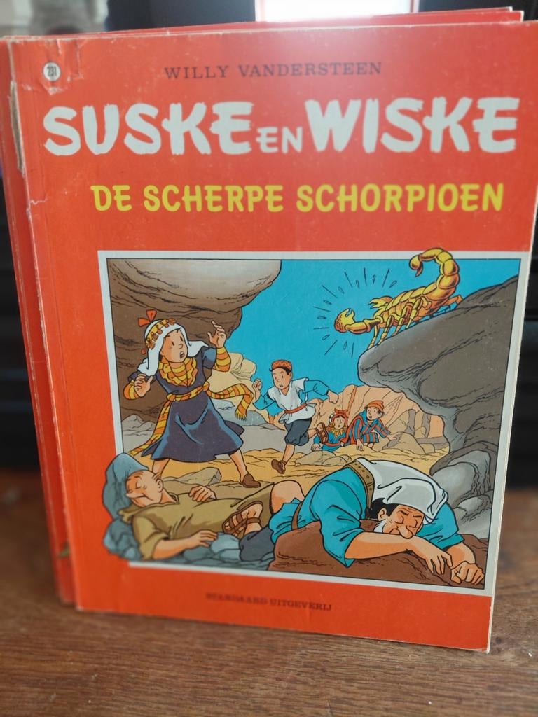 Suske en Wiske - De scherpe schorpioen, Ophalen, Willy Vandersteen