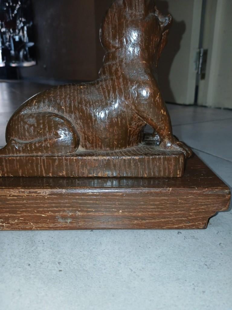 Beeldje van een oud dier, Overige onderwerpen, Art deco, Ophalen of Verzenden, 20 - 50 cm