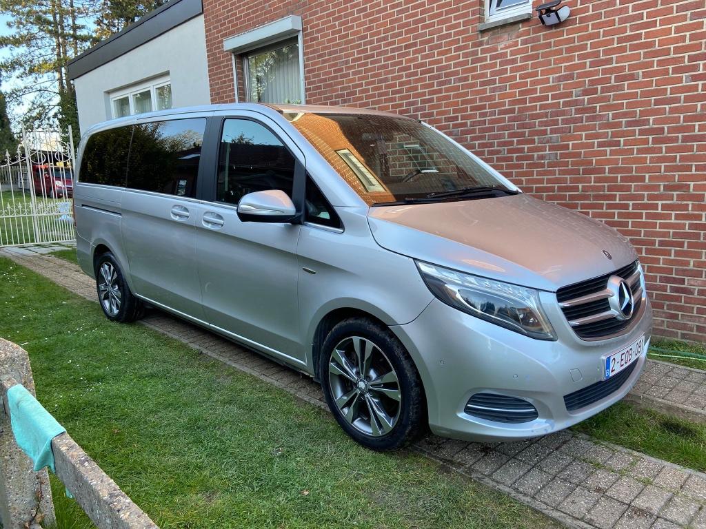 Mercedes Vklasse 220, Auto's, Mercedes-Benz, Euro 5, Zwart, Leder, 5 deurs