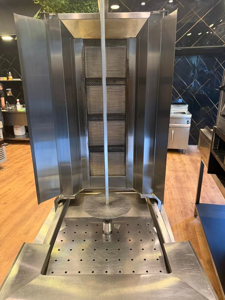 kebab machien, Ophalen