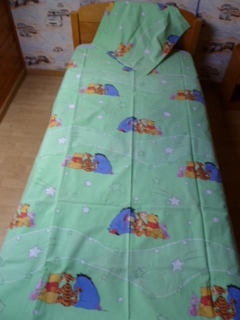 Dekbedovertrek met kussensloop van winnie the pooh. Katoen, Ophalen of Verzenden, Dekbedovertrek