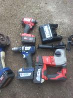 Berner & Milwaukee machines te koop + lader, Bricolage & Construction, Enlèvement, Comme neuf