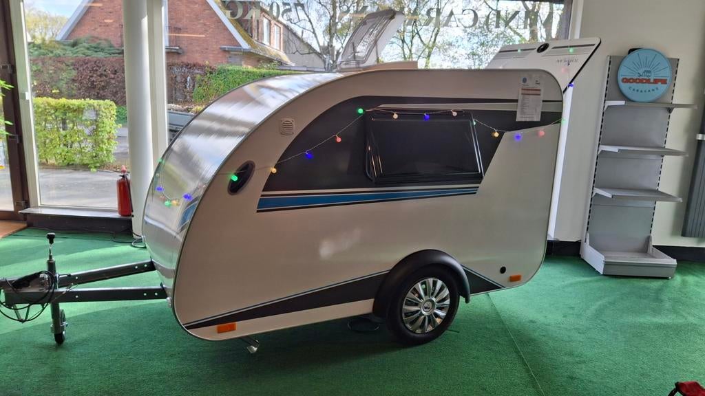 ACTIE : Teardrop Mini TOMMY 750KG, Caravans en Kamperen, Caravans, Overige merken, Tot en met 3, Particulier, Zonnepaneel