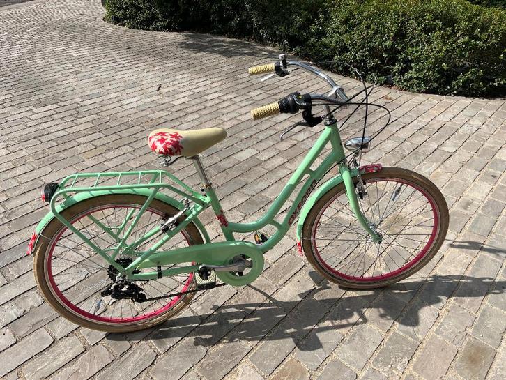 Meisjesfiets Oxford 24 inch, Fietsen en Brommers, Fietsen | Meisjes, Gebruikt, 24 inch, Handrem, Versnellingen, Ophalen