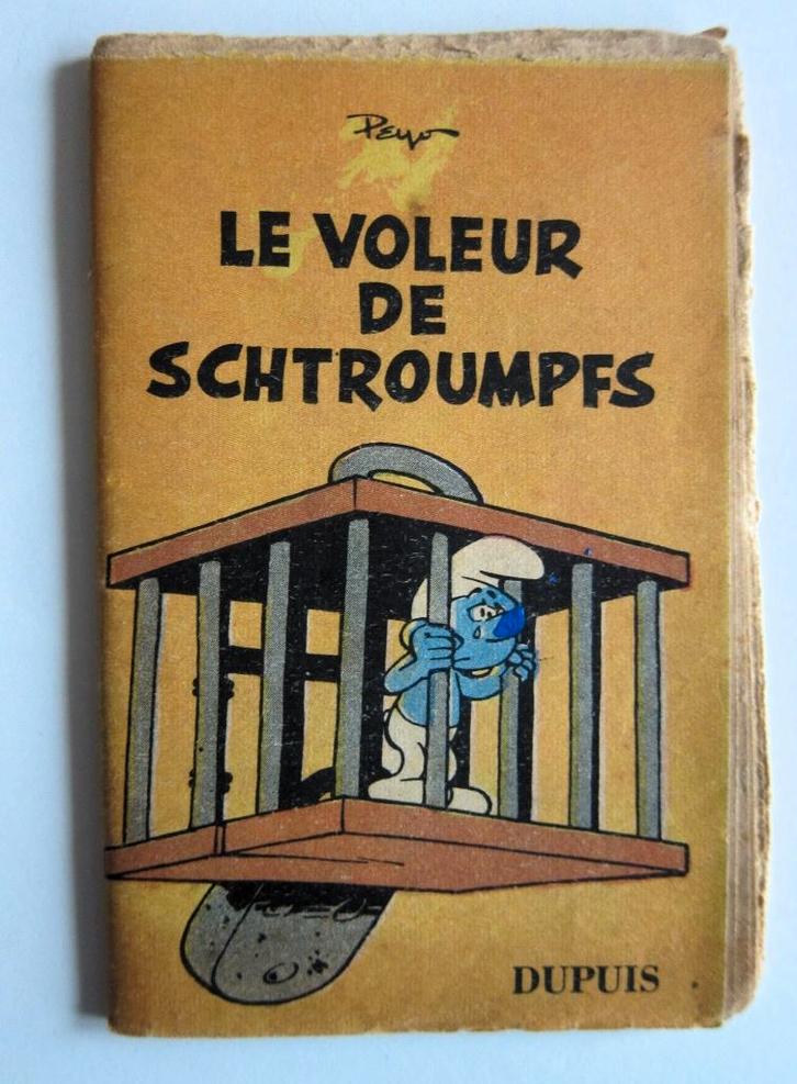 Mini-récit Spirou : Le voleur de Schtroumpfs (Peyo 1959), Livres, BD, Utilisé, Une BD, Enlèvement ou Envoi