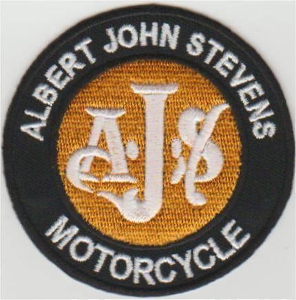 AJS Albert John Stevens stoffen opstrijk patch embleem #3, Motos, Envoi, Neuf