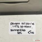 Peugeot 207 3drs 1.4 B 2006 2500041  Zonnekleppen set, Autos : Pièces & Accessoires, Habitacle & Garnissage, -, Utilisé, -, -