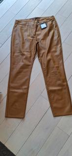 Lange broek lederlook oker mosterdgeel Claudia Sträter nieuw, Overige kleuren, Maat 42/44 (L), Nieuw, Ophalen of Verzenden