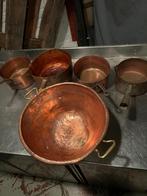 Lot casserole en cuivre, Enlèvement, Comme neuf