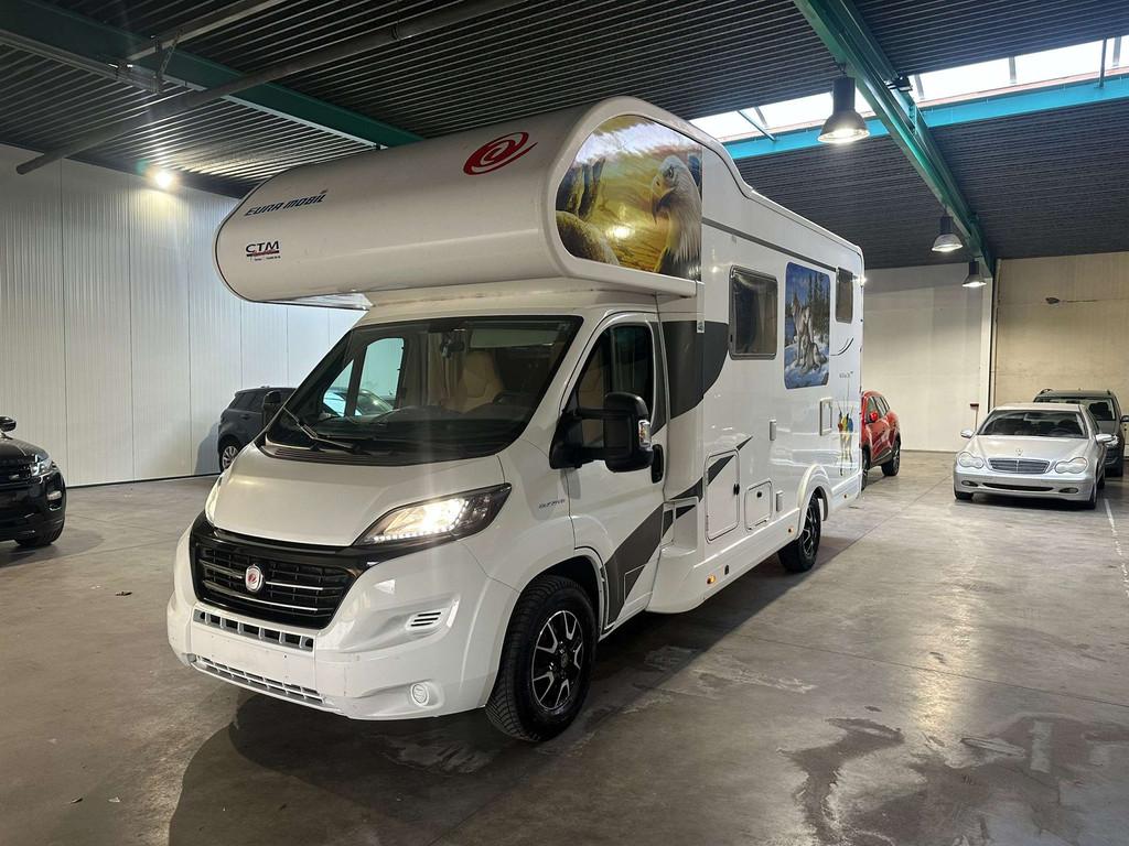 Fiat Ducato Eura Mobil 2.3 Jtd 6 slaapplaatsen bj. 2016 Euro, Auto's, 2500 cc, Euro 5, Gebruikt, Beige