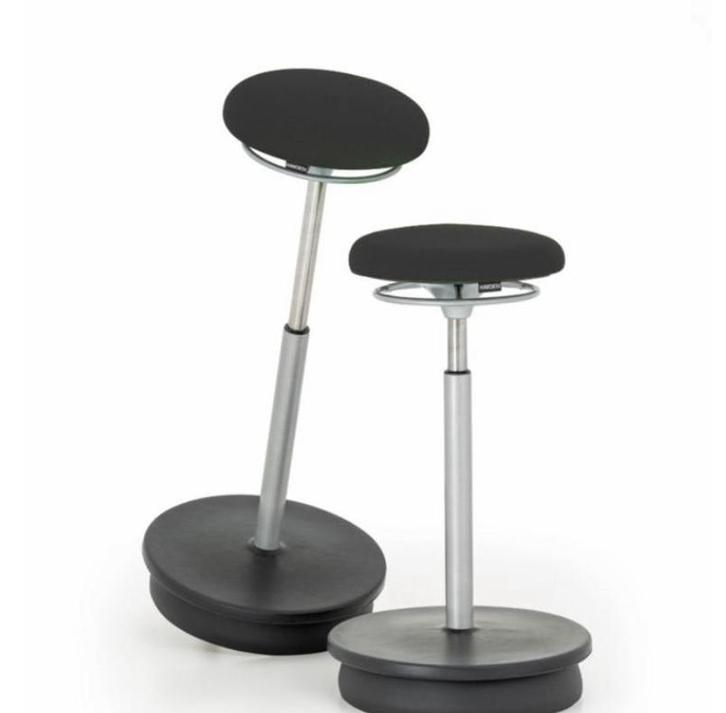 3 Haworth Comforto 1 zit-sta-krukken bureaukruk ergonomisch, Huis en Inrichting, Bureaustoelen, Zo goed als nieuw, Bureaukruk