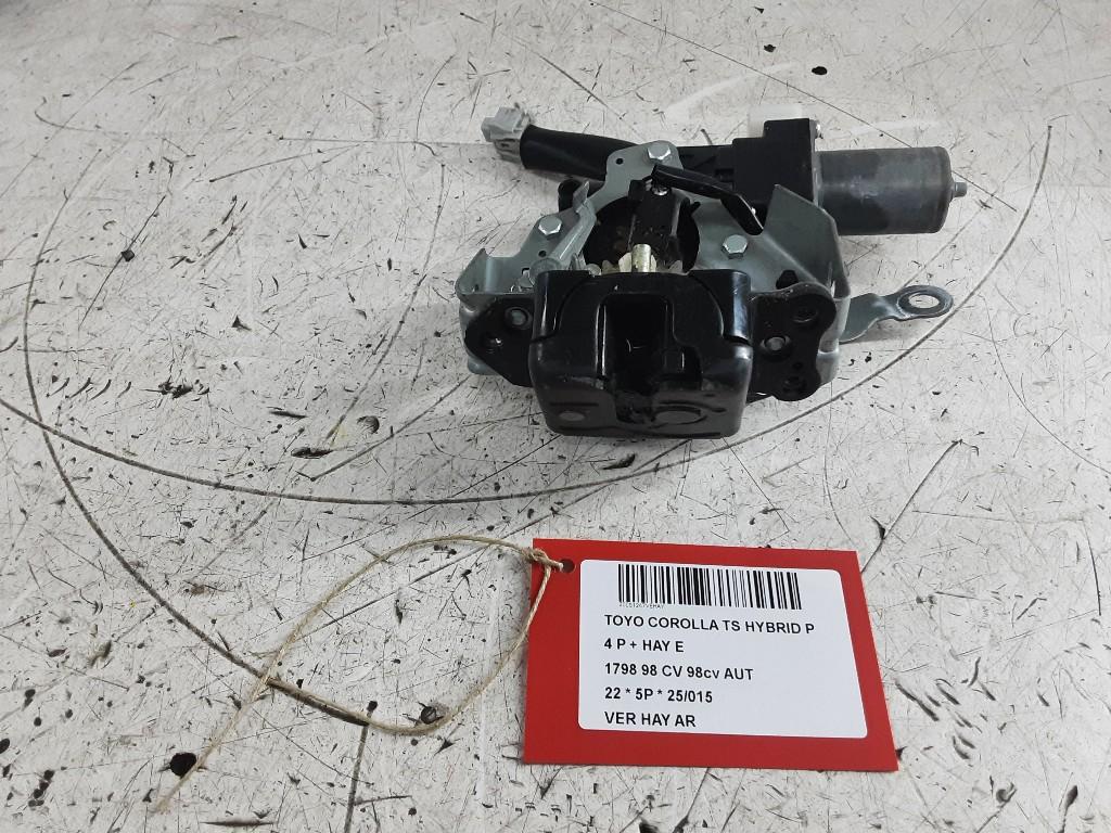 SERRURE COFFRE Toyota Corolla (E21) (01-2019/-), Mevr. I. Hauben, Haillon arrière, Toyota, Utilisé
