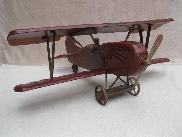 Eyecatcher vliegtuig red baron, Antiek en Kunst, Curiosa en Brocante, Ophalen