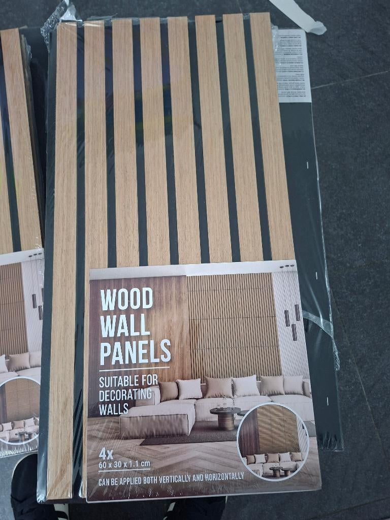 Panneaux muraux, Enlèvement, Neuf, Bois, Moins de 20 mm