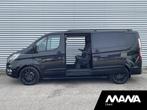 Ford Transit Custom 310 2.0 TDCI L2H1 Dubbele Cabine Automaa, Auto's, Gebruikt, Euro 6, 4 cilinders, Zwart