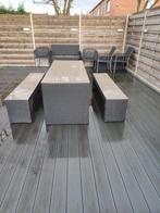 Tuintafel met banken, Tuin en Terras, Ophalen
