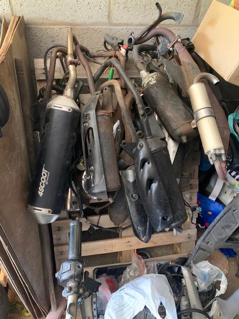 Scooter uitlaaten 2 takt 4 takt, Enlèvement