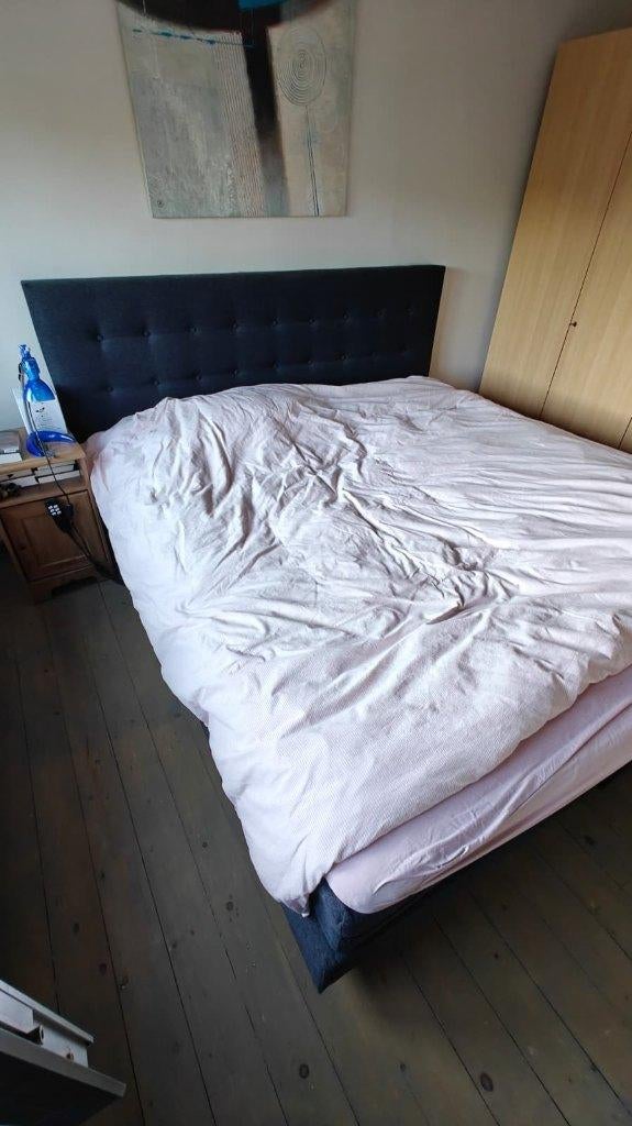 Elektrische Boxspring 180cm, Ophalen, Gebruikt, Tweepersoons, 180 cm