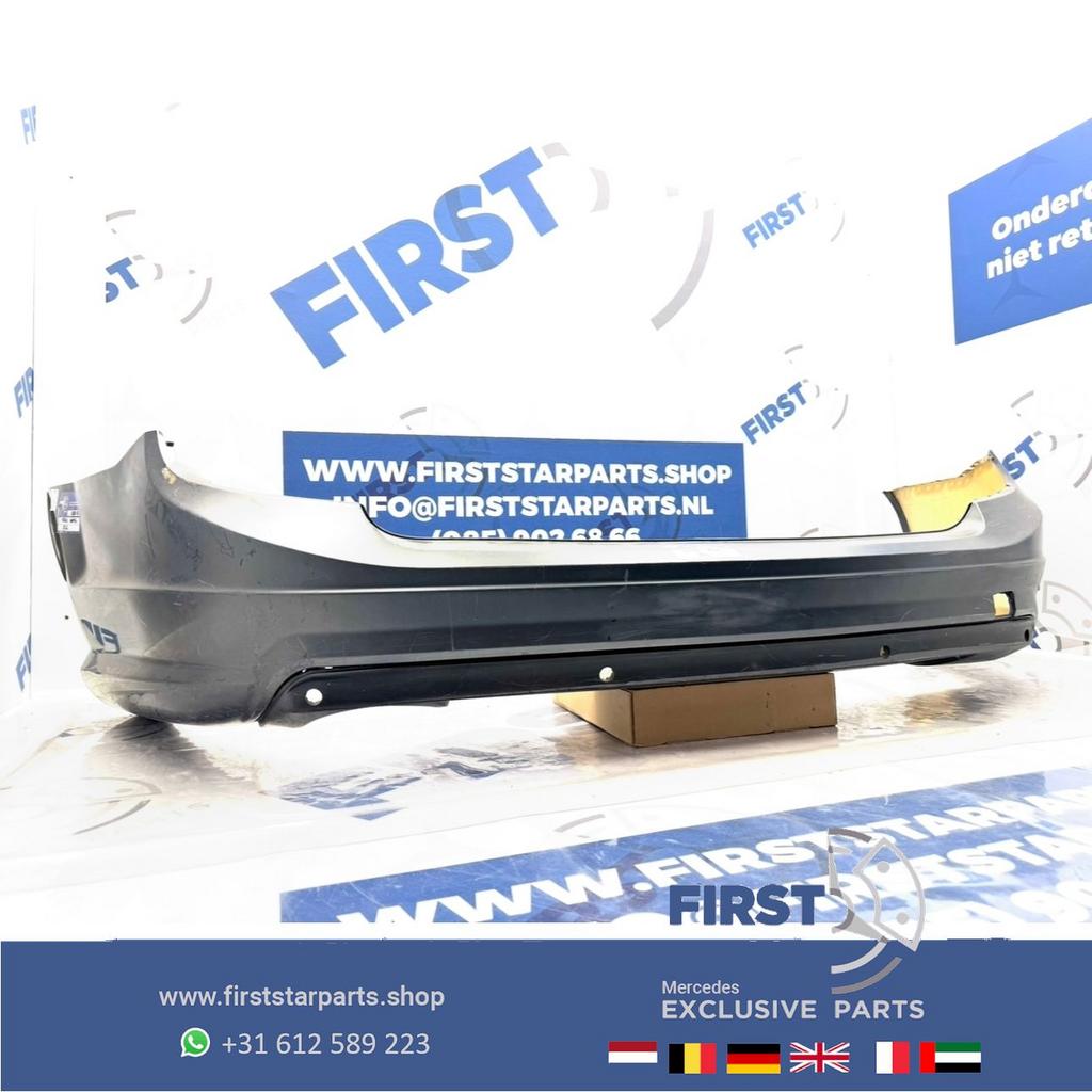 S204 W204 AMG ACHTERBUMPER + DIFFUSER Mercedes C Klasse W204, Arrière, -, Enlèvement ou Envoi, Pare-chocs