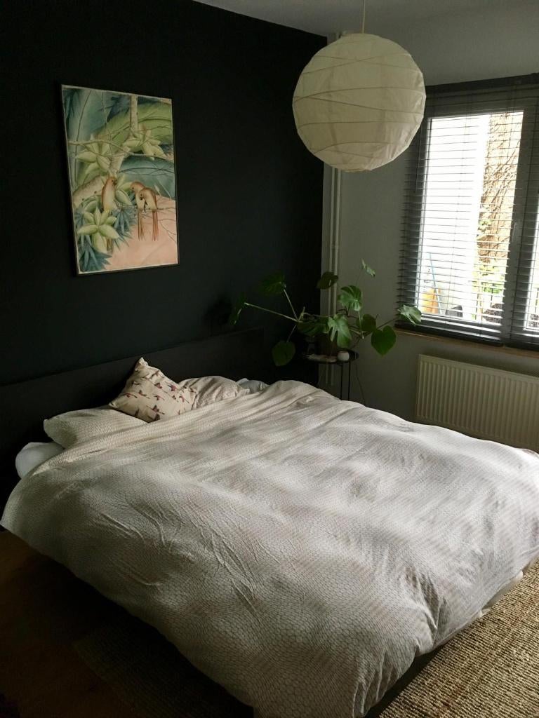 Ikea Malm bed met 4 laden 160x200cm, Ophalen, Gebruikt, Bruin, Tweepersoons