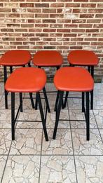 5 barkruk / keukenstoel, Huis en Inrichting, Barkrukken, Ophalen, 5 krukken of meer, Met voetsteun, 60 tot 90 cm