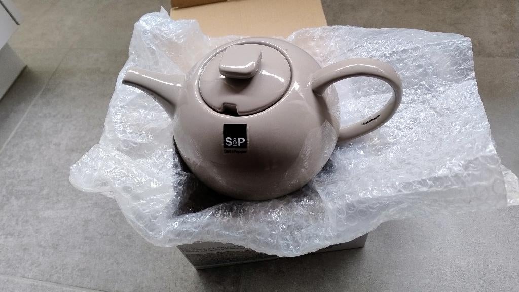 Theepot met infuser Salt&Pepper, Ophalen, Nieuw, Keramiek, Overige typen