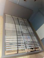 Lit + sommier + armoire – bon état, Maison & Meubles, Enlèvement, Utilisé, 120 cm, 200 cm