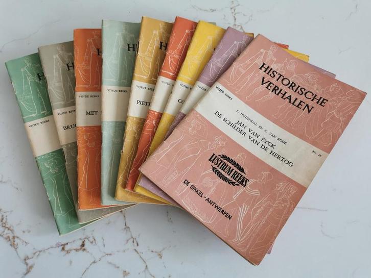 Historische verhalen - De Sikkel  vintage, Boeken, Schoolboeken, Gelezen, Geschiedenis, Overige niveaus, Ophalen