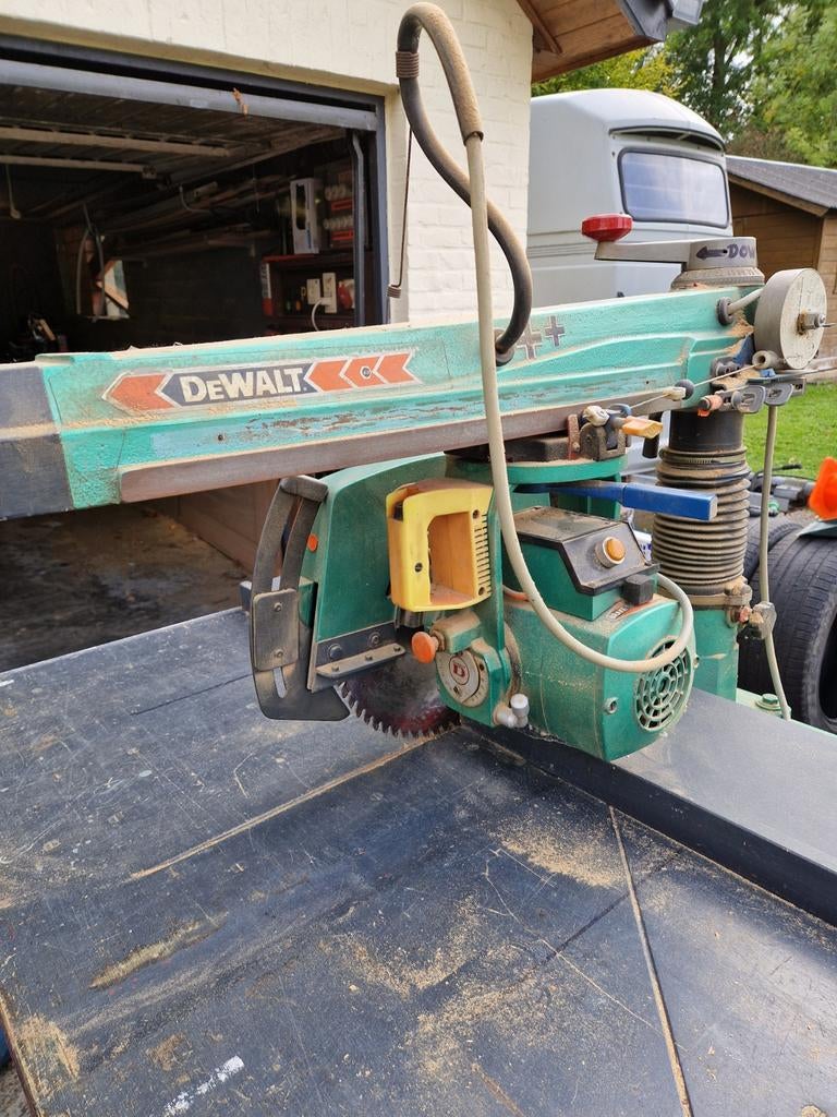 Radial zaag Dewalt pro 1420/S driefasig, Ophalen