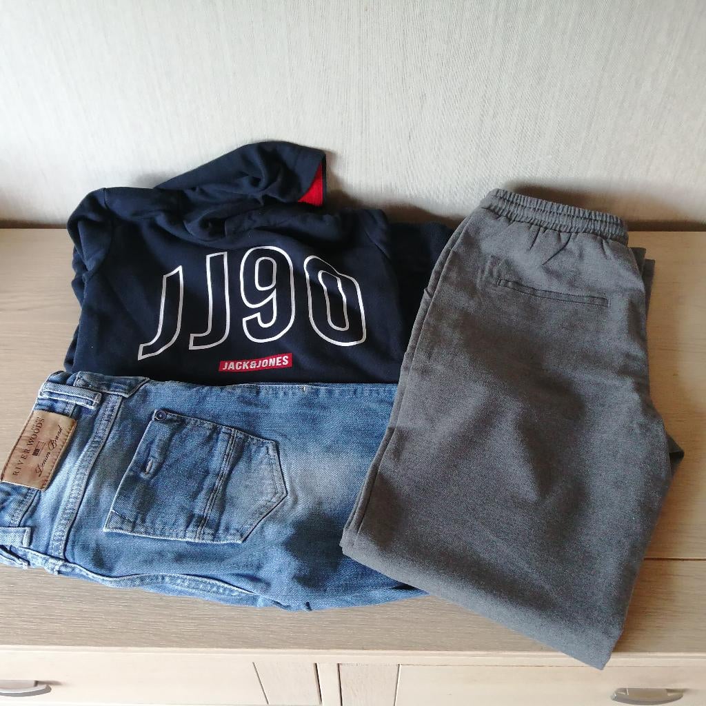 12 stuks kleding jongen 10-12 jaar (één broek 9 jaar ), Kinderen en Baby's, Kinderkleding | Maat 146, Ophalen, Gebruikt, Jongen