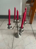 2 tinnen kandelaar en 1tinnen bord, Enlèvement