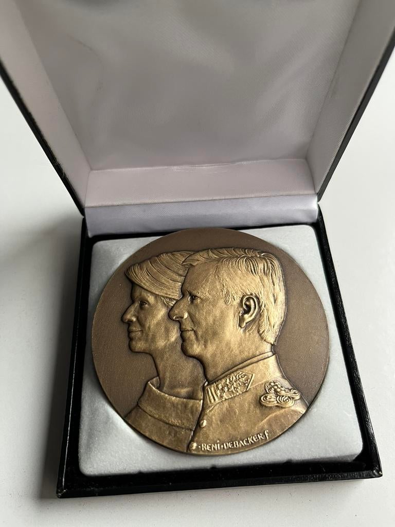 Bronzen medaille, Postzegels en Munten, Penningen en Medailles, Ophalen