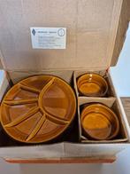 Vintage Gien France Fondueborden / Gourmetborden - Jaren '70, Huis en Inrichting, Keuken | Servies, Ophalen, Aardewerk, Bord(en)