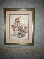 Schilderij in Kruisjes steek, Enlèvement, Utilisé, Peinture