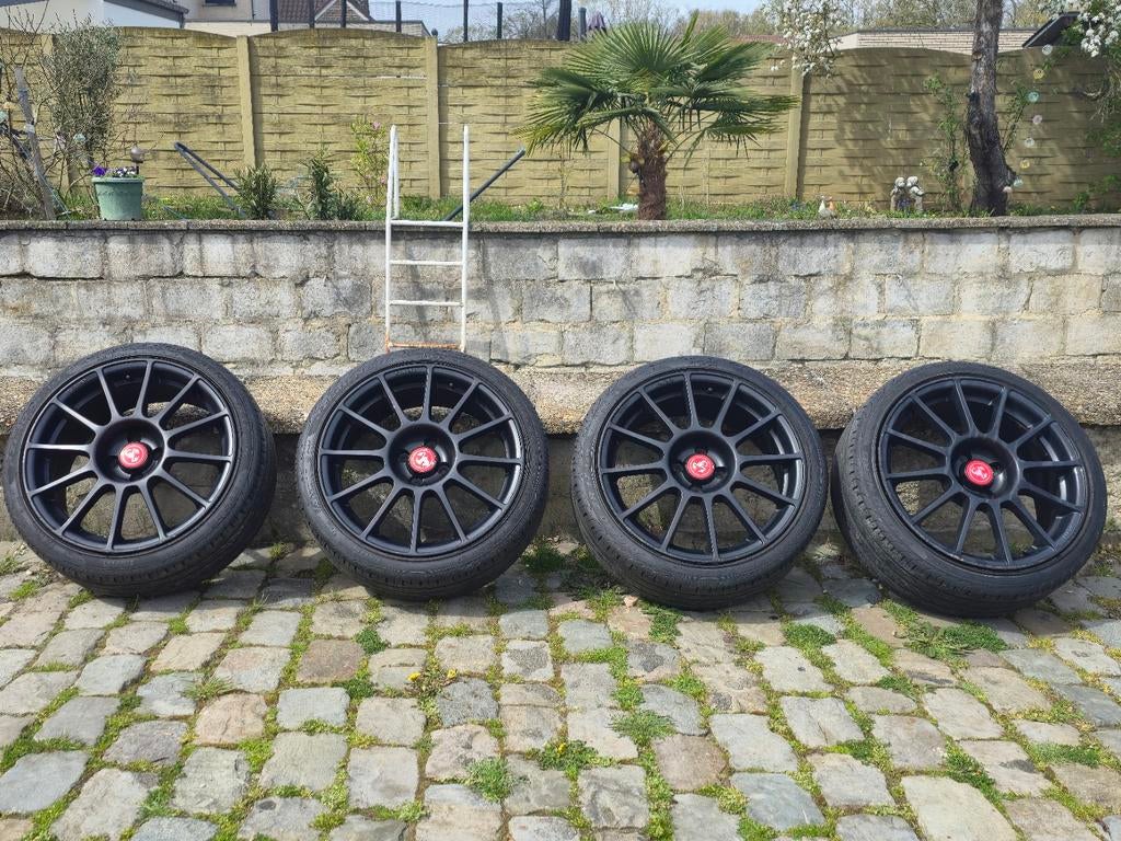 Jantes Abarth Fiat 500C, Autos : Pièces & Accessoires, Enlèvement, Pneu(s)