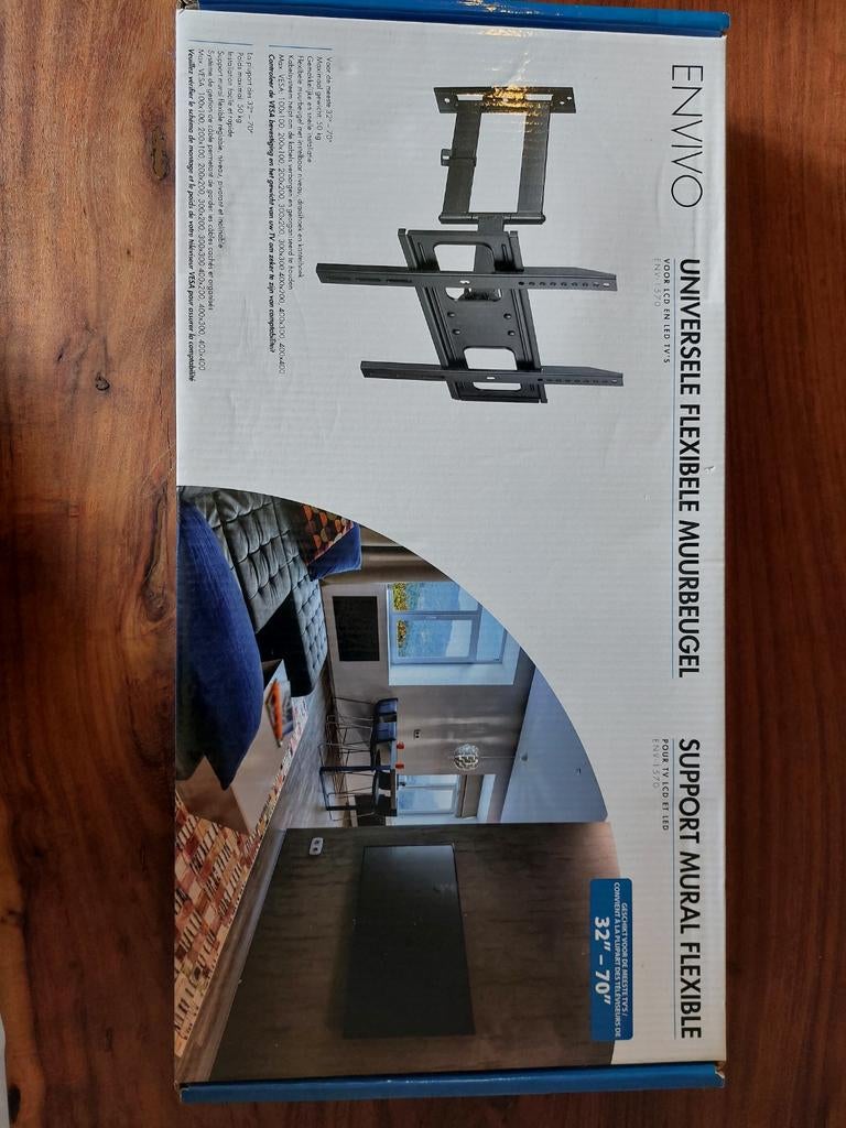 Universele flexibele muurbeugel. NIEUW IN DOOS, Ophalen