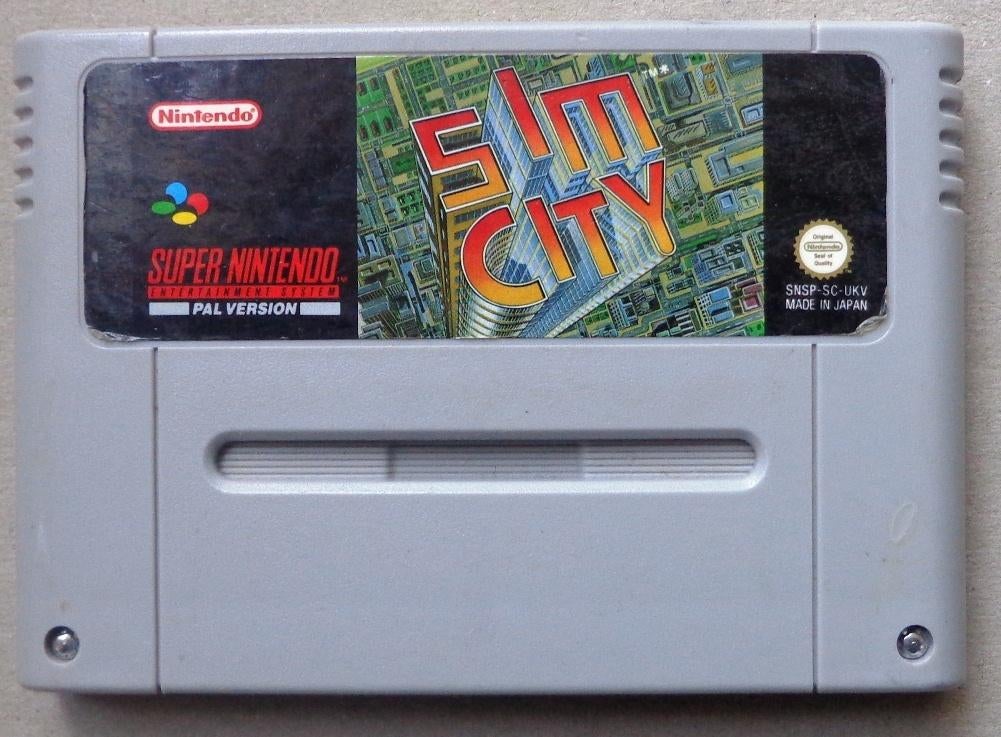 Sim City voor de Europese Super Nintendo, Games en Spelcomputers, Games | Nintendo Super NES, Gebruikt, Ophalen of Verzenden