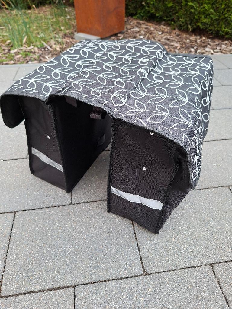 Dubbele fietstas, Fietsen en Brommers, Ophalen, Gebruikt