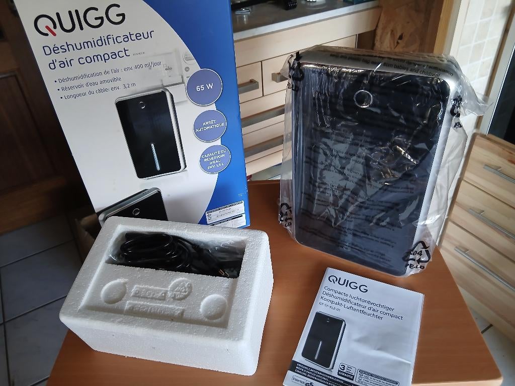déshumidificateur compact, Electroménager, Équipement de traitement de l'air, Comme neuf, Déshumidificateur, Enlèvement