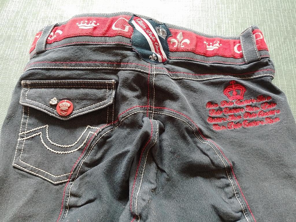 Rijbroek HV Polo blauw maat 152, Dieren en Toebehoren, Paardrijkleding, Ophalen, Gebruikt, Kinderen, Onderkleding