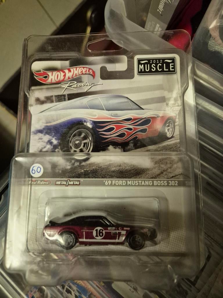 Hotwheels hot wheels real riders 2012 69 ford mustang boss, Ophalen of Verzenden