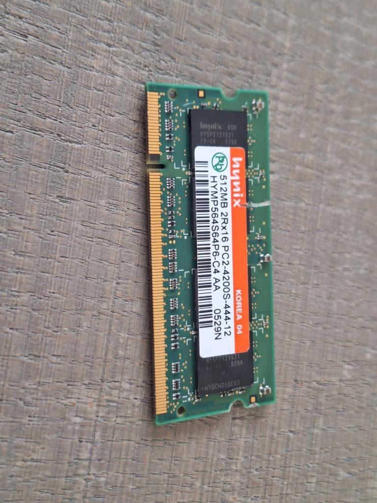 RAM512 MB, Computers en Software, RAM geheugen, Ophalen, Gebruikt