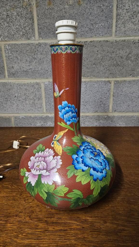 Belle lampe japonaise (cloisonné), Antiek en Kunst, Antiek | Porselein, Ophalen