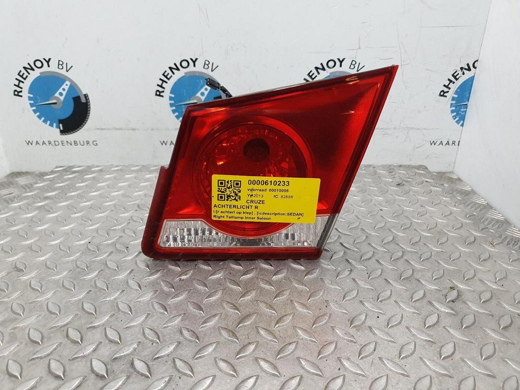 CHEVROLET CRUZE ACHTERLICHT R 2013, Autos : Pièces & Accessoires, Éclairage, Utilisé, ARN reconnu, Stiba membre, Reconnu durable
