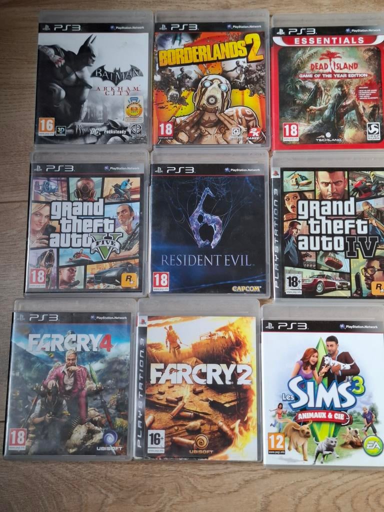 Jeux PlayStation 3 à la pièce ou le lot, Enlèvement