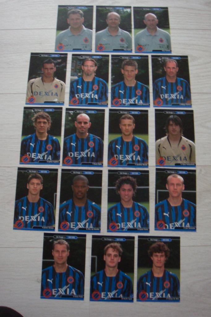 Spelerskaarten Club Brugge Deel 2, Verzamelen, Sportartikelen en Voetbal, Zo goed als nieuw, Ophalen of Verzenden