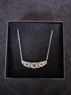 Zilveren halsketting, Enlèvement ou Envoi, Avec pendentif, Comme neuf, Argent